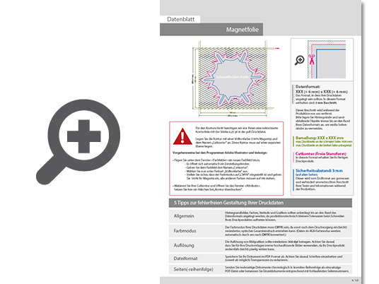 Product Bild hochwertige_autot__r-magnetfolie_in_schneeflocke-form
