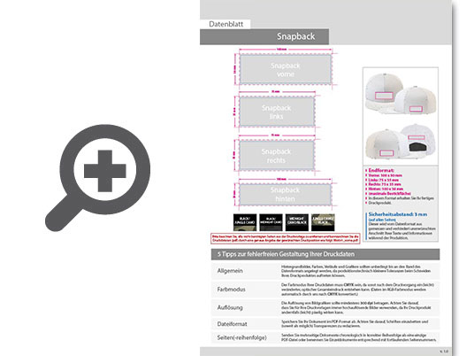 Product Bild snapback_camo_cap__mit_einer_stickposition